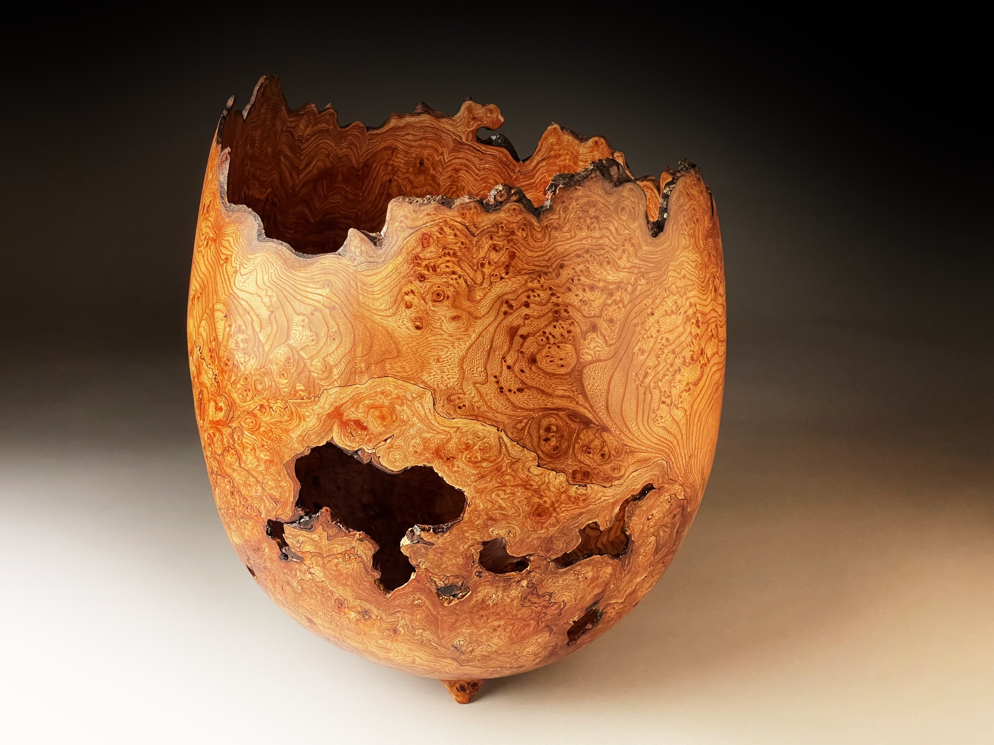 burr elm bowl