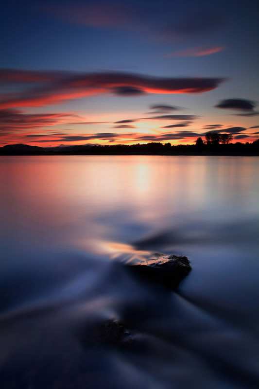 Sunset River Tay - Kinclaven Perthshire